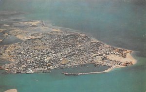 Aerial View of Key West Gulf of Mexico - Key West, Florida FL  