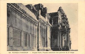 BF36021 facade exterieure  angkor vath  ruines d angkor Cambodia front/back scan