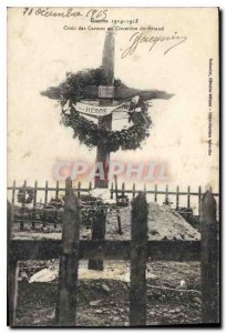 Postcard Old War Cross of Carmen at the Cimetiere Petand