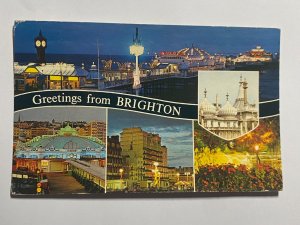 POSTED VINTAGE UK POSTCARD - BRIGHTON  (KK4695) 