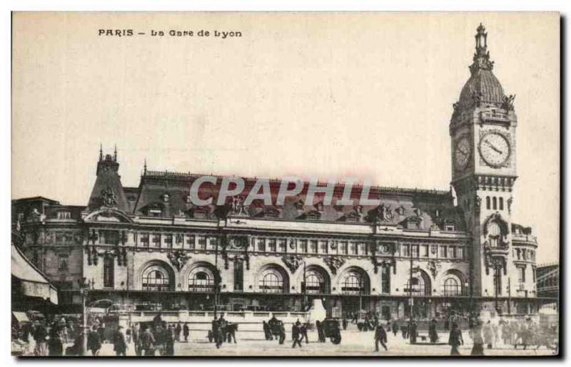 Paris - 12 - Gare de Lyon - Old Postcard