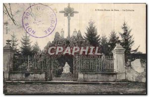 Old Postcard A Notre Dame de Sion Calvary