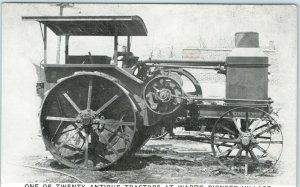 c1960s Nebraska Rumley Oil Pull Tractor Postcard Harold Warp Pioneer Village A50