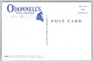 O'donnell's  Sea Grills  Bethesda  Maryland    Postcard