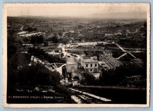 Piedimonte D’Alife Campania Italy Postcard Power Plant c1910 Antique RPPC Photo