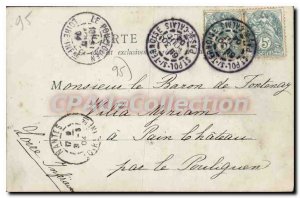 Postcard Old Beaumont Sur Oise old bridge