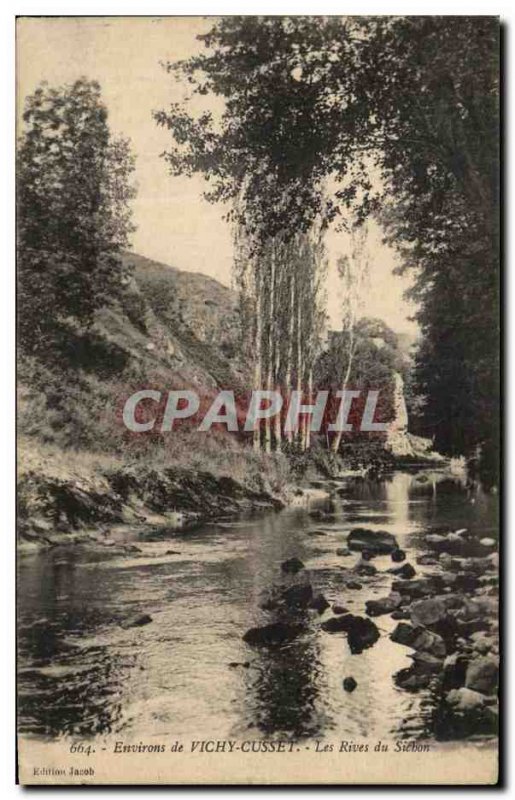 Old Postcard Vichy Cusset The surroundings of Rives Sichon