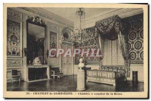 Postcard Old Chateau de Compiegne Bedroom Queen