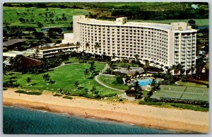 Kaanapali Beach Maui Hawaii 1979 Postcard Maui Surf Hotel Golf Course