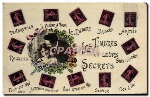 Old Postcard Fantasy stamps and their secrets Sower