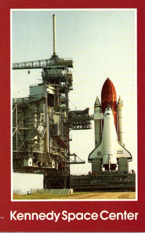 Florida Kennedy Space Center Space Shuttle Discovery On Launch Pad 39A