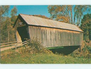 Unused Pre-1980 COVERED BRIDGE Tunbridge Vermont VT t7732