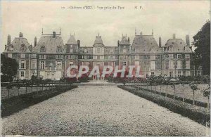 Old Postcard Ch�teau Eu - View Park taken