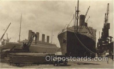 White Star Olympic Ship Sister Ship of the Titanic Ship Unused 