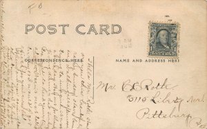 LP20 Clarington   Ohio   RPPC Postcard Ferry Street