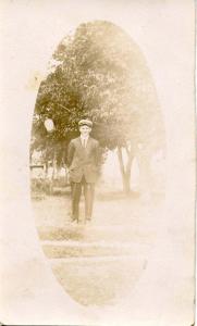 Robert Clarke (Married Julia Rodier Lang)    *RPPC