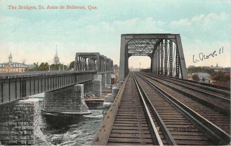 br105794 the bridges st anne de bellevue quebec canada train