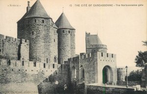 Set of 10 vintage postcards - The cite of Carcassonne, France