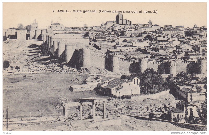 Vista General, AVILA (Castilla y Leon), Spain, 1900-1910s