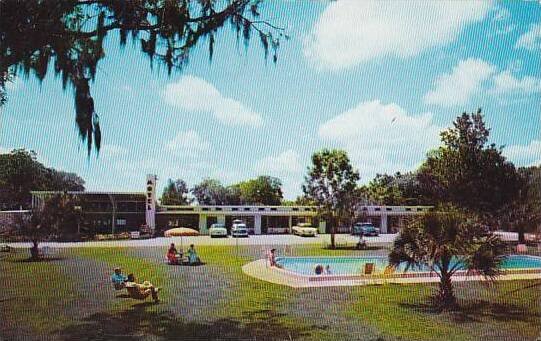 Florida Crystal River Crystal Lodge Motel With Pool 1984