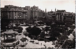 Spain Zaragoza Jose Antonio Square Vintage RPPC C050