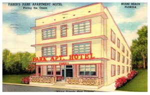 Florida  Miami Beach  Faber's Park Apt. Hotel