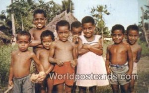 Happy Fijian Children Fiji, Fijian Unused 