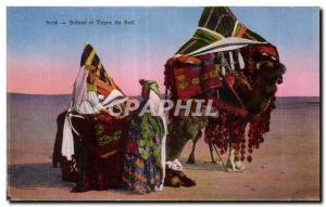 Old Postcard Scenes Algeria and South Camel Camel Types