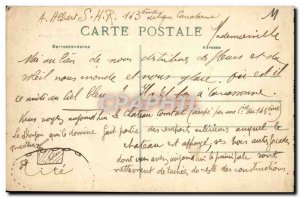 Old Postcard Cite Carcassonne castle entrance prinicipale