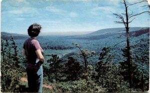 Lake of the Clouds, Northern Peninsula, Michigan, Boston 15, Mass., Postcard