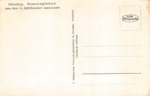 L187 Germany Nuernberg Bratwurstgloecklein Restaurant Stammend RPPC postcard