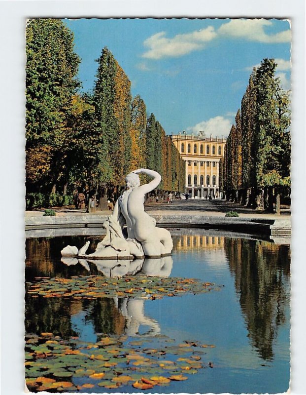 Postcard Star bassin Schönbrunn Castle Vienna Austria