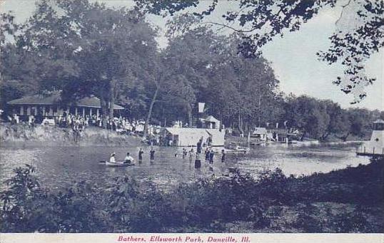 Illinois Danville Batheers Ellsworth Park Bathers 1907