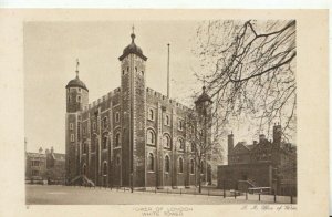 London Postcard - Tower of London - White Tower - Ref TZ10381