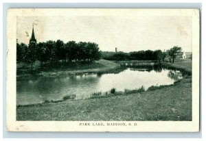 Circa 1900-08 Park Lake, Madison, South Dakota Early Vintage Postcard P16