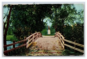 Old North Bridge Concord Massachusetts MA  1912 DB Postcard U1