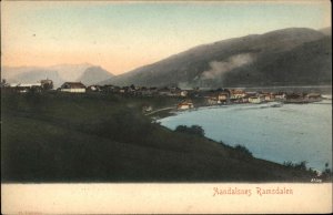 Norge Norway Aandalsnes Ramsdalen c1910 Postcard