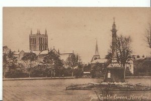 Herefordshire Postcard - The Castle Green - Hereford  A7045