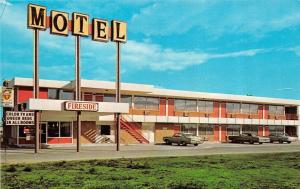 ONTARIO, OR Oregon   FRIENDSHIP INN~FIRESIDE MOTEL  Malheur Co   Chrome Postcard