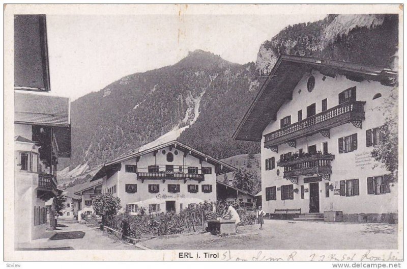 Partial Street View, ERL i. Tirol, Austria, 1910-1920s
