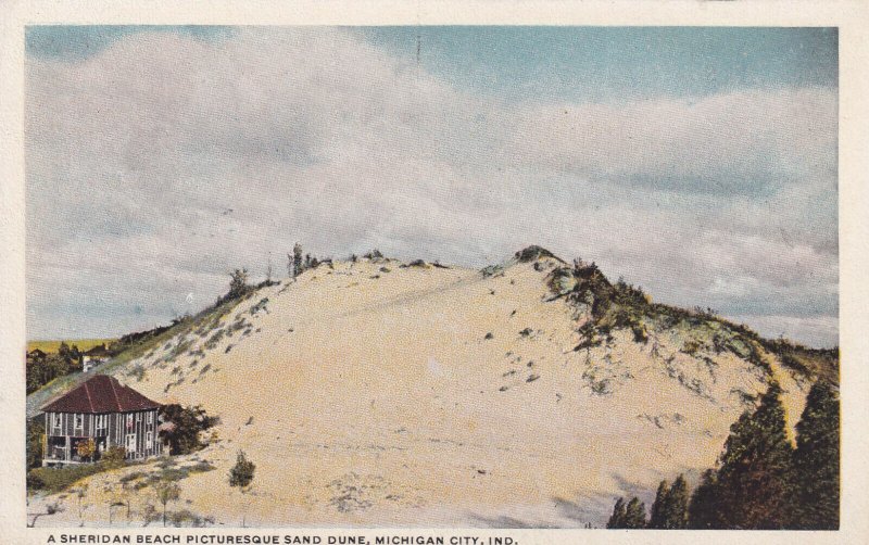 MICHIGAN CITY, Maryland, 1910-1920s; A Sheridan Beach Picturesque Sand Dune