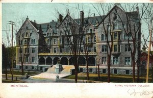 Montreal Canada, 1906 Royal Victoria College & Dormitories Vintage Postcard