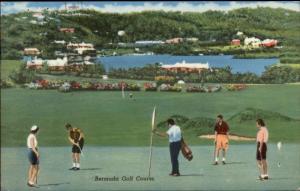 Bermuda Golf Course Golfing Postcard myn