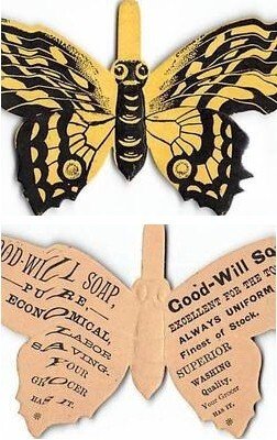 Good Will Soap Approx Size Inches = 2.25 x 4.25 Trade Card Unused 