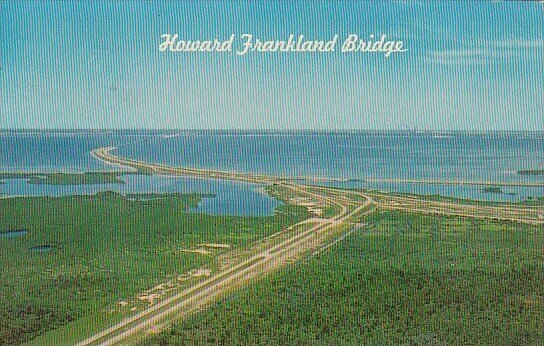 Florida Tampa Looking Northeastward Across Howard Frankland Bridge 1971