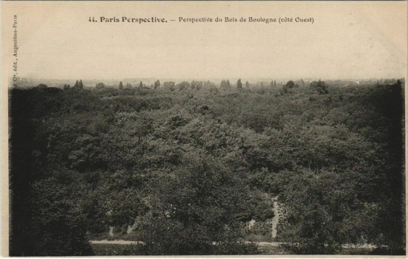 CPA PARIS Perspective. 44. Bois de Boulogne 924436