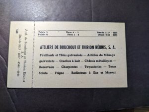 Mint 1949 Belgium Postcard Brussels International Fair