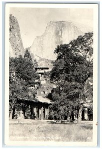 c1950's Ahwahnee Hotel Mountain View Yosemite California CA RPPC Photo Postcard