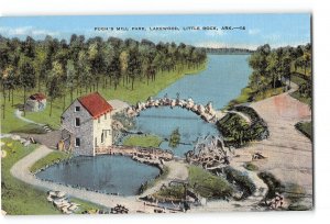 Little Rock Arkansas AR Postcard 1930-1950 Pugh's Mill Park Lakewood