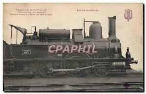 Postcard Old Train Locomotive Machine Coy PLM